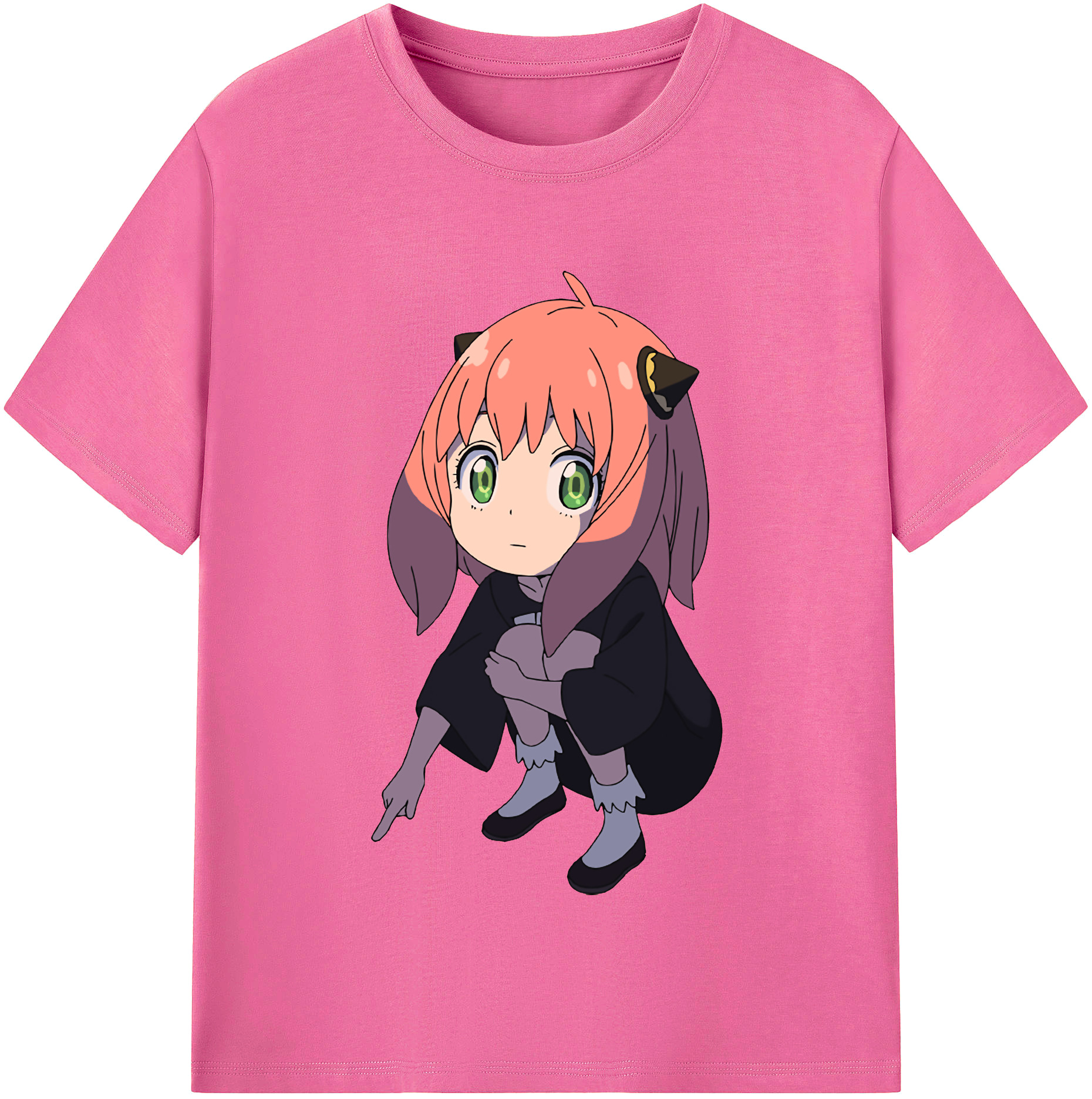 （画像用） SPY×FAMILY间谍家家酒 レディースカジュアルプリントTシャツ（綿100％）